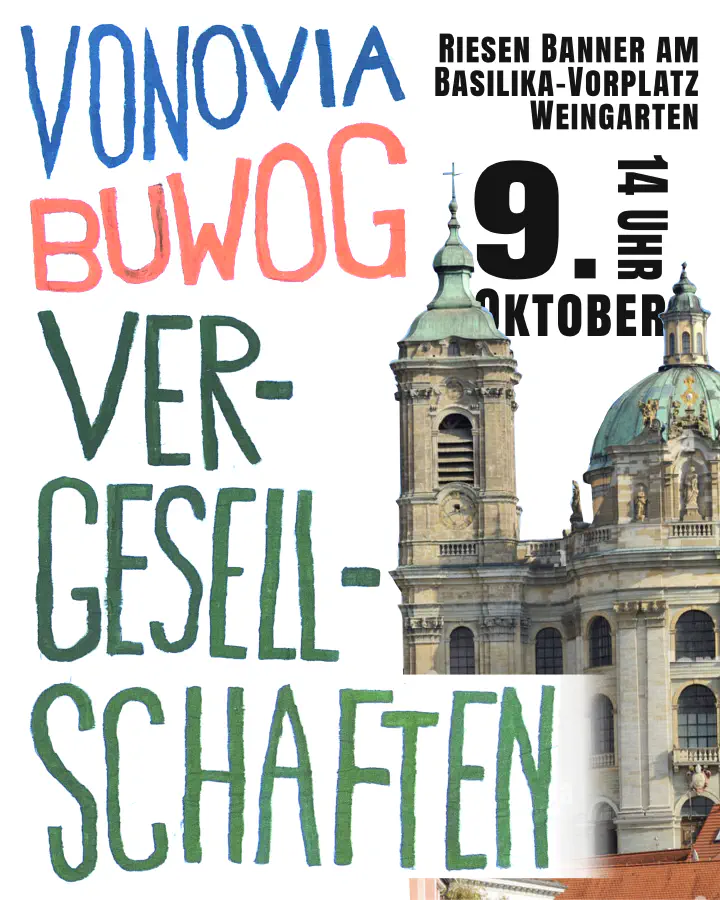 Shrepic zur Aktion am 9.10. in Weingarten ander basilika 14 Uhr